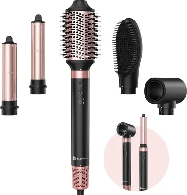 Produktbild von Airstyler 5 IN 1, Ionen Haartrockner,Multifunktionaler Hairstyler, Lockenstab Automatisch, Warmluftbürste,Glätteisen, für Styling, Volumisieren,Locken