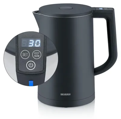Produktbild von SEVERIN Cool-Touch Wasserkocher 1.7L LED-Temperaturanzeige Warmhaltefunktion