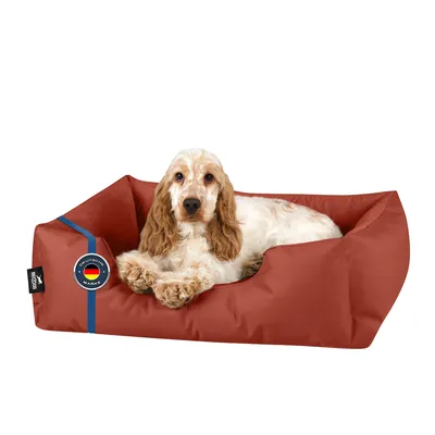 Produktbild von BedDog Hundebett ZARA,(S) ca. 55x40x17cm,HAZELNUT (ziegel)