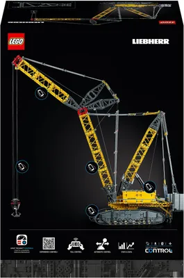 Zdjęcie produktu dla LEGO 42146 Technic Żuraw Gąsienicowy Liebherr LR 13000, Zdalnie Sterowany Model Dźwigu do Zbudowania z Aplikacją CONTROL+, Duży Zestaw Klocków, Kreatywne Prezenty pod Choinkę dla Dorosłych