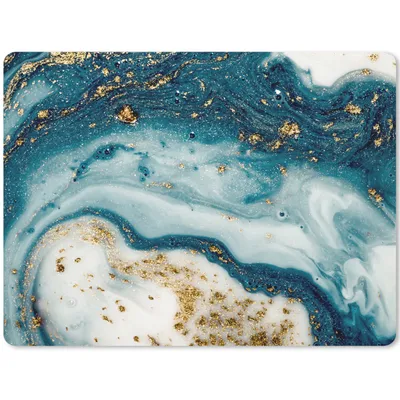 Produktbild von MuchoWow® Mauspad Mousepad Marmor - Farbe - Glitter - Gold 23x19 cm - Mousepads - Maus Mat - Pad - Mausunterlage - Schreibtischunterlage - Mauspad