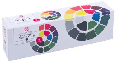 Produktbild von Talens Gouache Extra Fein Set, 5x50ml Flaschen