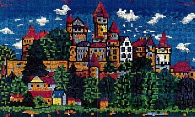 Produktbild von Stick it® Schloss Braunfels (Hessen) ca. 6.200 Teile mit XXL-Steckvorlage