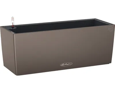Obrázek produktu pro LECHUZA BALCONERA 50, Květináč, Hanging, Polypropylen (PP), Hnědá, Vnitřní/venkovní, Černá