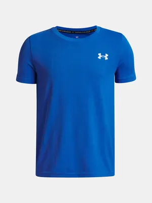 Immagine prodotto di Maglietta da ragazzo Under Armour Vanish Seamless SS-BLU YMD