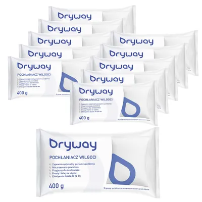 Immagine prodotto di Ricarica 10× 400 g Deumidificatore – Assorbimento dell'umidità per deumidificatori ambientali
