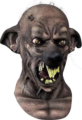 Produktbild von Ghoulish Rattenmannmaske Grau  Grau One Size