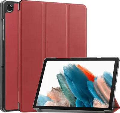 Produktbild von Samsung Galaxy Tab A9 Plus Hülle - Tri-Fold Ständer Klapphülle mit Schlaf/Wach-Funktion - Bordeaux