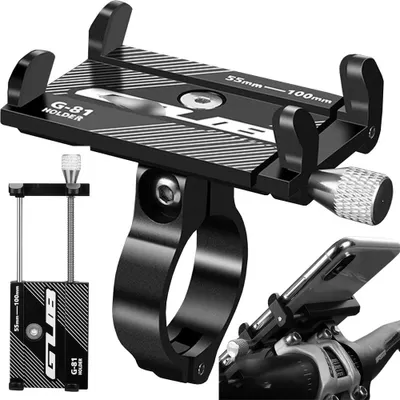 Produktbild von Fahrrad Handyhalterung ALU Motorrad Fahrrad Lenker Handy Halterung Smartphone