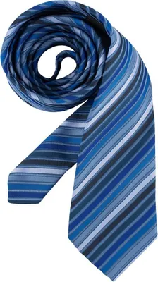 Produktbild von Greiff Corporate Wear Herren Krawatte Polyester ® Blau gestreift