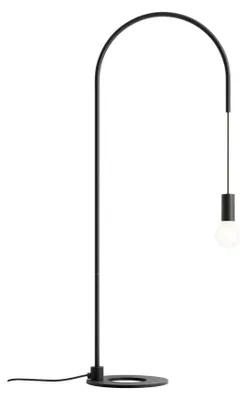 Immagine prodotto di Zafferano - Lampada da Tavolo Filo con lampadina E27 max 60W inclusa, Orientabile 200°, H113 cm, Metallo Verniciato IP20 - Nera