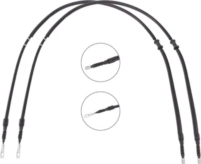 Produktbild von RIDEX Handbremsseil Seilzug Feststellbremse für AUDI 80 Limousine (8C2, B4) Hinten 124C1133
