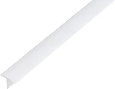 Zdjęcie produktu dla Alberts 485269 Profil T, plastikowy, biały, 1000 x 25 x 18 mm
