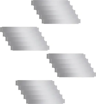Image de Clôture de pelouse flexible 20 pcs Acier galvanisé 100x14 cm