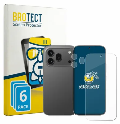 Produktbild von 6x BROTECT Schutzglas für Honor 600 Pro (Display+Kamera) Schutzfolie Panzer Folie Glas Display Schutz klar
