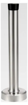 Produktbild von 2 Stück Türanschlag Wandpuffer zur Wandmontage Gummipuffer 201 Edelstahl 150mm hoch