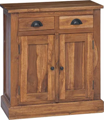 Image de Armoire de rangement avec tiroir Naturel 65 x 30 x 75 cm