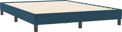Immagine prodotto di vidaXL Struttura letto senza materasso blu scuro 160x210 cm in velluto