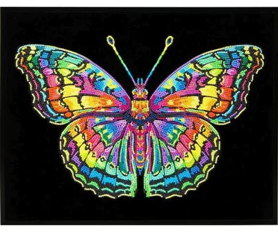 Produktbild von Carletto Diamond Painting Neon Schmetterling