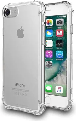 Immagine prodotto di Custodia trasparente per iPhone SE(2020) - Custodia in silicone TPU antiurto con paraurti - Smartphonica