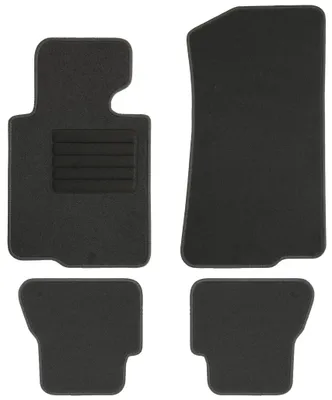 Produktbild von Fußmatten-Set für 3er BMW E46 Cabrio, 04/2000-02/2007, 4-teilig, Schwarz