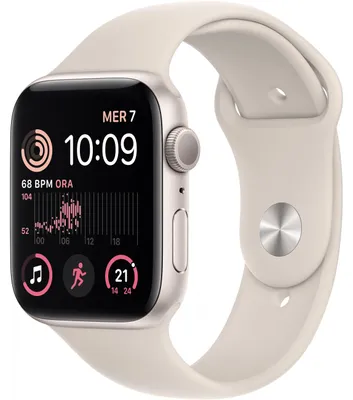 Produktbild von Apple Watch SE 44mm Alu polarstern/Sport polarstern