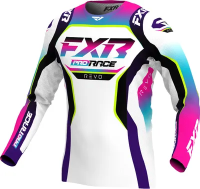 Obrázok produktu pre FXR Revo 2025 Motokrosový dres, schwarz/blau/pink, 2XL