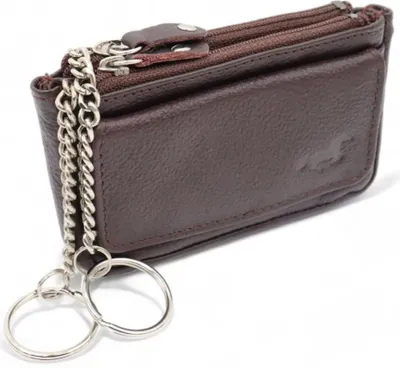 Produktbild von Safekeepers Schlüsseletui XL - Schlüsseletui XL - 2 Ringe - Echtes Leder - Schlüsselmappe