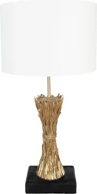 Immagine prodotto di Lampada da tavolo Clayre & Eef Ø 30x60 cm in poliresina color oro