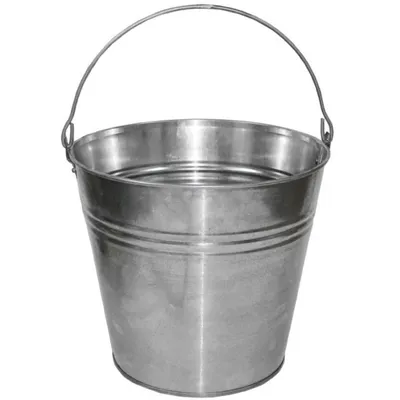 Produktbild von MIKONI Zinkeimer | 15 LITER | Metalleimer mit Henkel, Wassereimer Blecheimer Blecheimer Eimer Dekoeimer