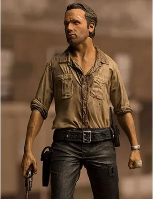 Produktbild von McFarlane Toys The Walking Dead - Rick Grimes 18cm Color Tops Figur