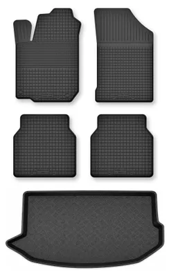 Immagine prodotto di Tappetini a vasca + bagagliaio per Kia Soul I 2009-2013 hatchback 5 pezzi