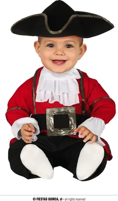 Immagine prodotto di Pirata Avventura Baby Tuta Cappello Allegro Umoristico Nave Ragazzo Carnevale Colorato Tricorno Costume Fantasia Design Toddler Abbigliamento Marittimo Cappello, Taglia: 74/80 Colore: Grigio