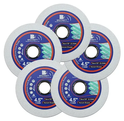 Productafbeelding van Diamantzaagschijf 115 mm, 5 stuks, voor glas, porselein, jade