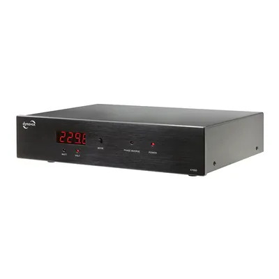 Image de Dynavox HiFi-Netzfilter X7000B, prise multiple avec 6 emplacements, avec lampe de contrôle LED pour la position de phase correcte et écran, noir