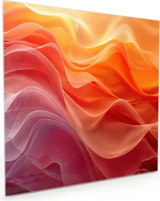 Produktbild von Küchenrückwand Spritzschutz Glas mit Motiv Farbwirbel 40 x 40 cm
