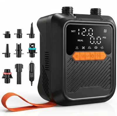 Productafbeelding van Elektrische SUP pomp 20 PSI, werkt op 12V-autostopcontact, zonder accu