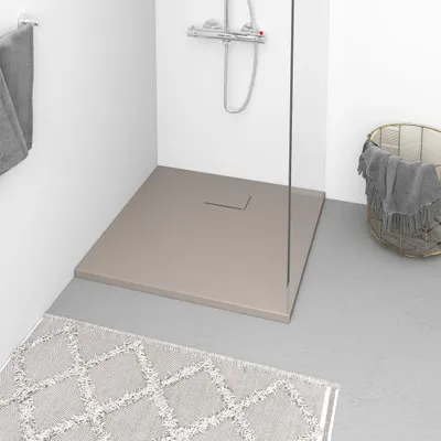 Obrázek produktu pro The Living Store Sprchová vanička SMC Brown 80x80 cm