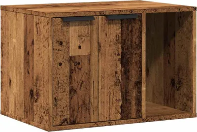 Immagine prodotto di vidaXL Vaschetta per lettiera in legno vecchio 60x40x40 cm Materiale a base di legno