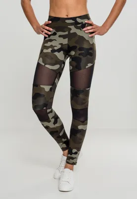 Zdjęcie produktu dla Urban Classics Ladies - Legginsy TECH MESH wood camo - S