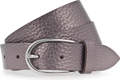 Immagine prodotto di Vanzetti Pelle cintura Glitter Radiance 30mm Metallic Belt W90 Silvergrey Metallic grigio