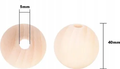 Image de Perles 40mm - 10 pièces