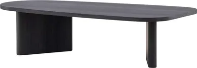 Zdjęcie produktu dla FURNLUX Stolik kawowy Gronvik Czarny 65cm / Hauptfarbe: Schwarz / Abmessungen: 65 x 130 x 32 cm