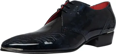 Produktbild von Jeffery West Branch Brogue Lederschuhe, Blau 41 EU