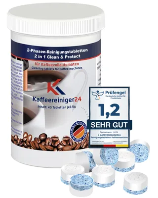 Produktbild von 40 Reinigungstabletten 2-Phasen 3,5g für Kaffeevollautomaten