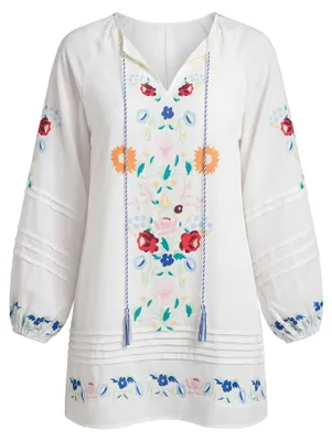 Image de Robe pour femme ALEIDA - blanche, taille XL