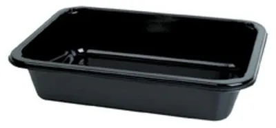 Produktbild von 480x DUNIFORM CPET-Take-Away klein 187 x 137 x 40 mm Schwarz ungeteilt