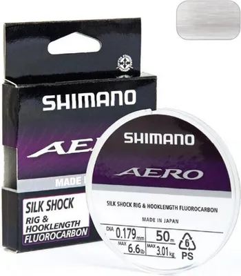 Produktbild von Shimano Aero Silk Shock Fluoro Rig/Hooklength 50 m 0,114 mm 1,29 kg