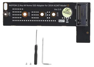 Productafbeelding van M.2 NGFF M-Key NVMe SSD-converterkaart/adaptermodule voor OS Mini A1347 model 2014