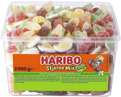 Produktbild von Haribo Stjerne Mix sour 2kg